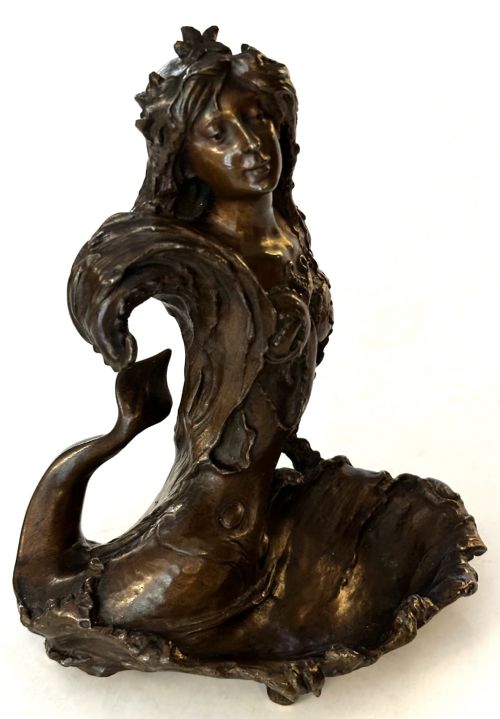 Bronze Mermaid by Georges Flamand (1866-1931)