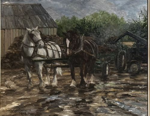 fig 4. Oil on Canvas by Joe Godderidge (1932-2017)