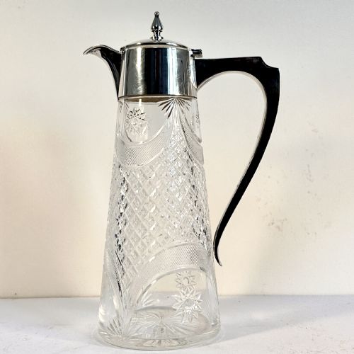 CLARET JUG WITH SILVER COVER - ADDITIONAL PHOTO 1