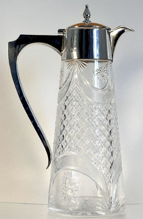 CLARET JUG WITH SILVER COVER - ADDITIONAL PHOTO 2