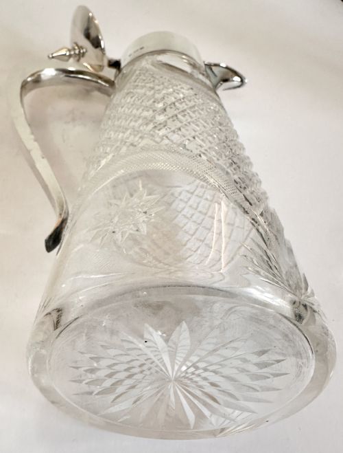 CLARET JUG WITH SILVER COVER - ADDITIONAL PHOTO 7