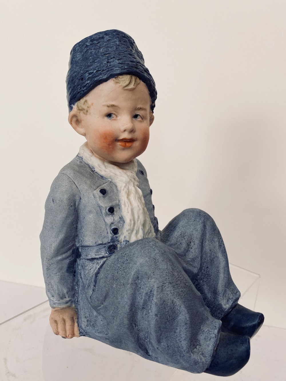 Gerbruder Heubach Dutch Boy Piano Doll. Circa 1910-1920 View II