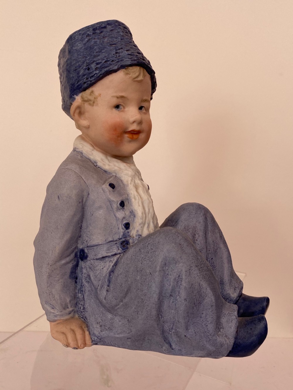 Gerbruder Heubach Dutch Boy Piano Doll. Circa 1910-1920 View IV