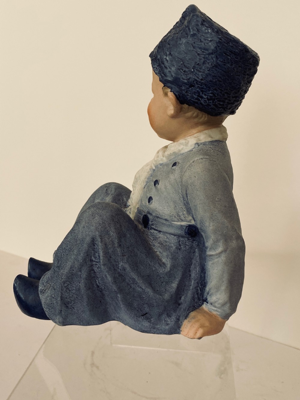 Gerbruder Heubach Dutch Boy Piano Doll. Circa 1910-1920 View V