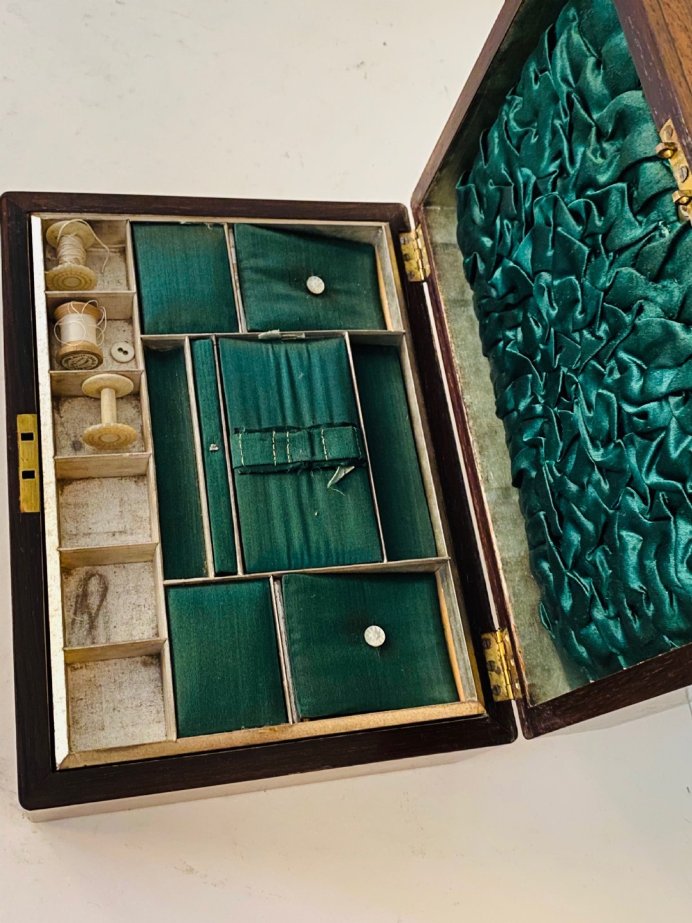 Rosewood work box. Circa 1870 View IV