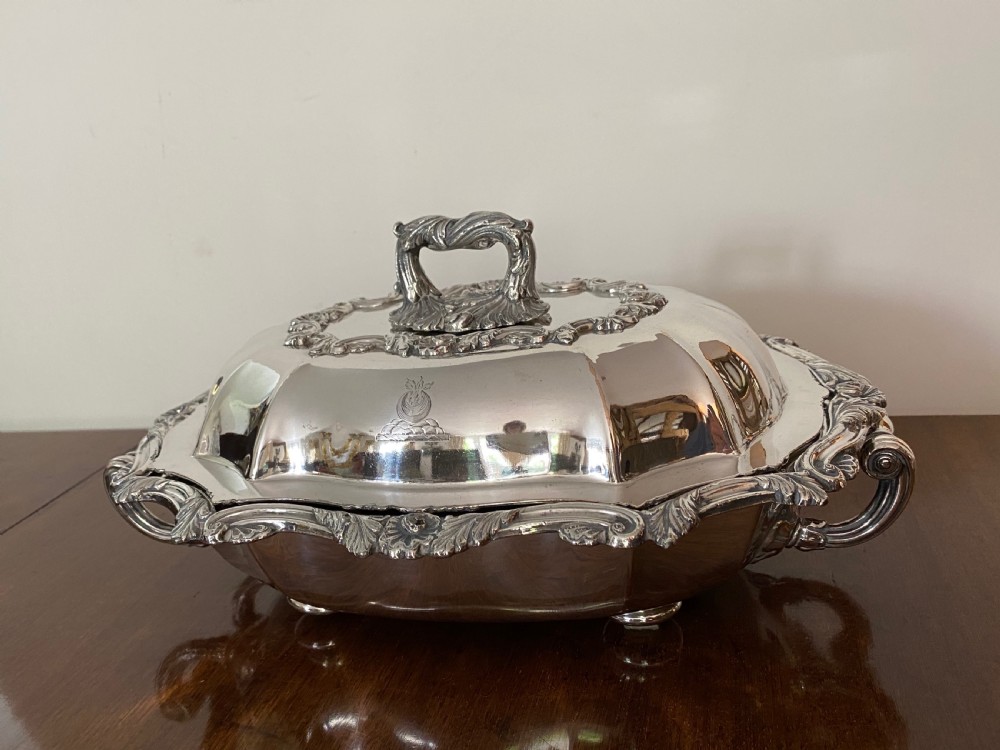 Silver Plated Warming Dish. Regency View II