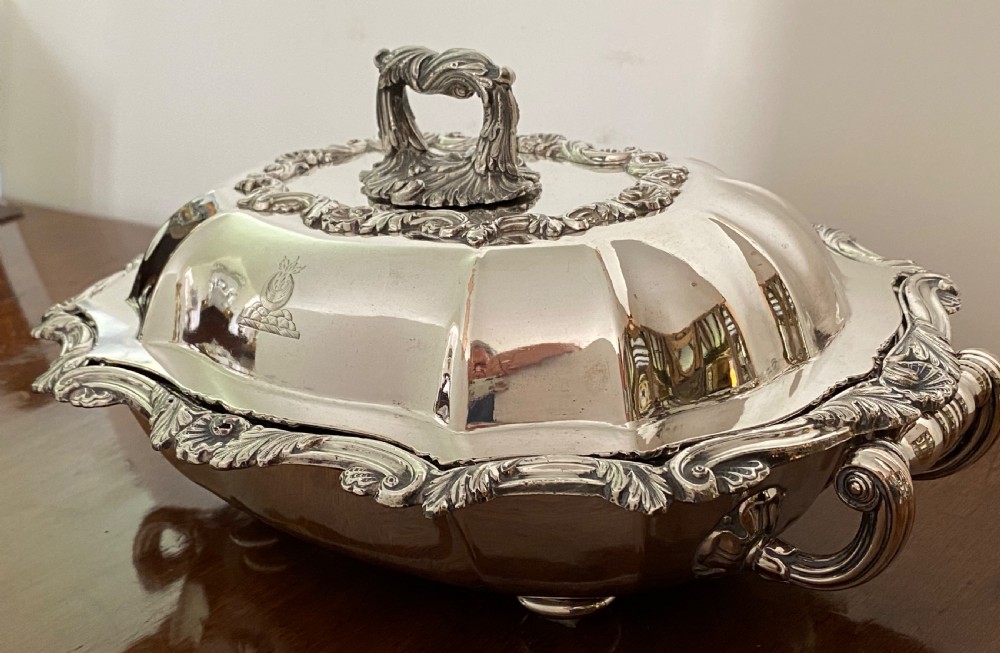 Silver Plated Warming Dish. Regency View III
