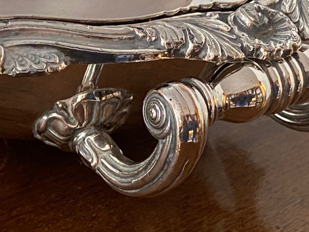 Silver Plated Warming Dish. Regency View VI