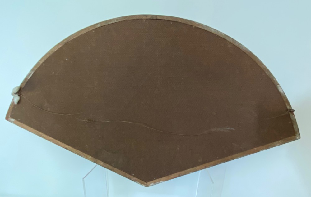 Continental Hand Painted and Framed Fan. Late 18th Century. View XI