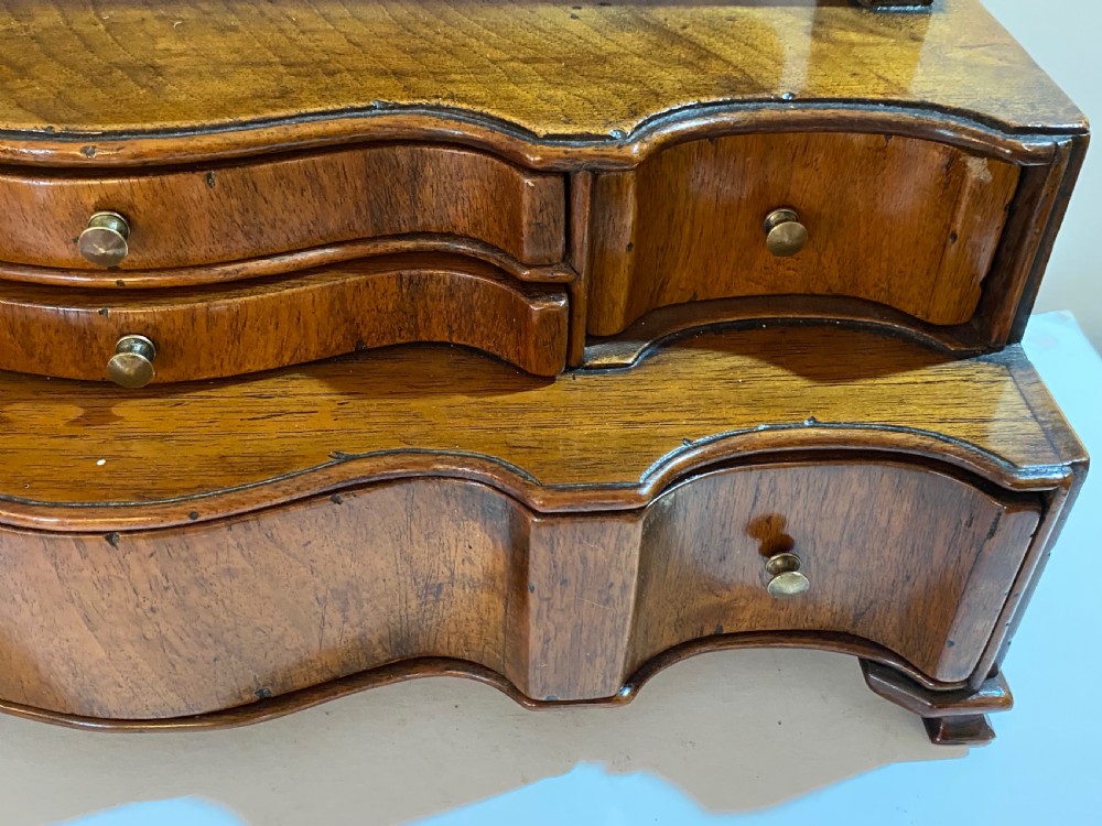 George III Walnut Vanity Mirror  View III