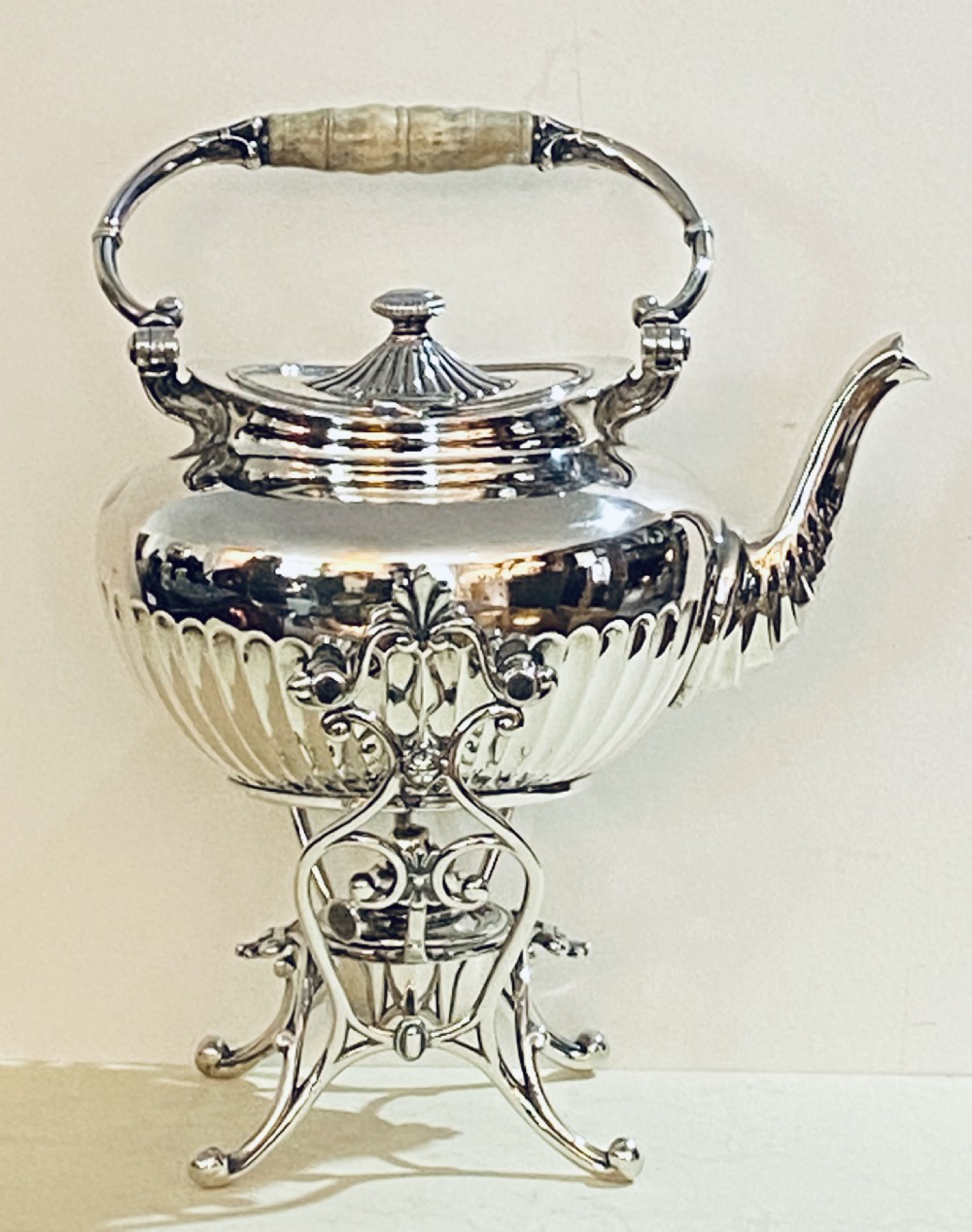 WMF silver plated Spirit Kettle on Stand. 