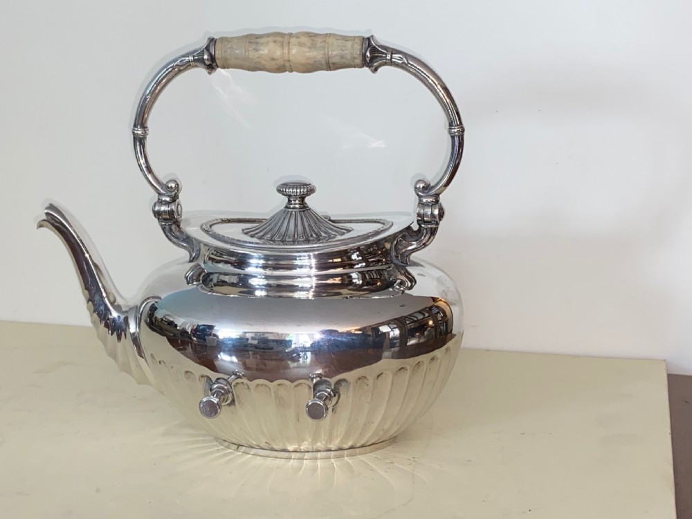 WMF silver plated Spirit Kettle on Stand.  View XI