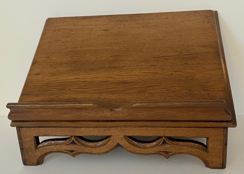 Oak Lectern 19th Century View V