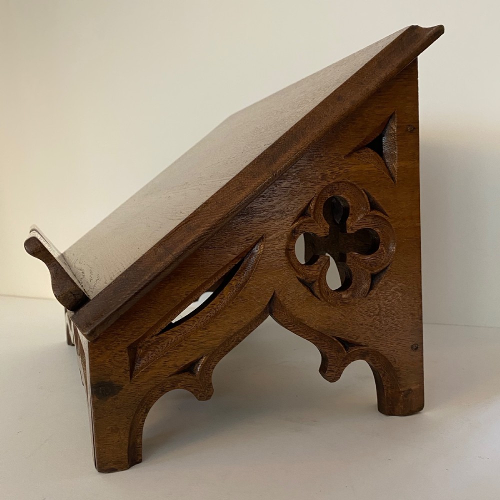 Oak Lectern 19th Century View VI