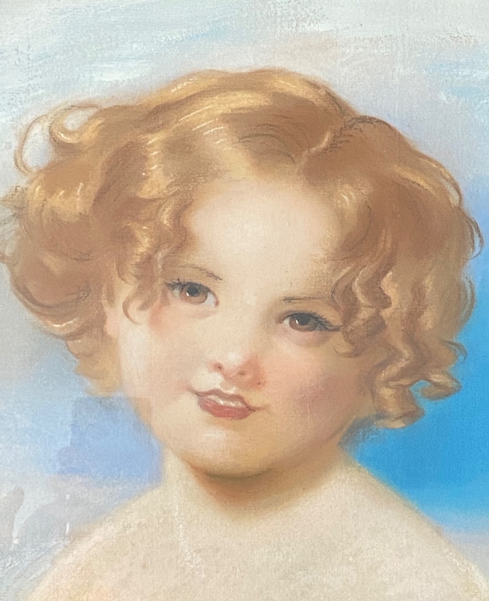 After Sir Thomas Lawrence (1769-1830) Water colour of Laura-Anne Calmady. View III