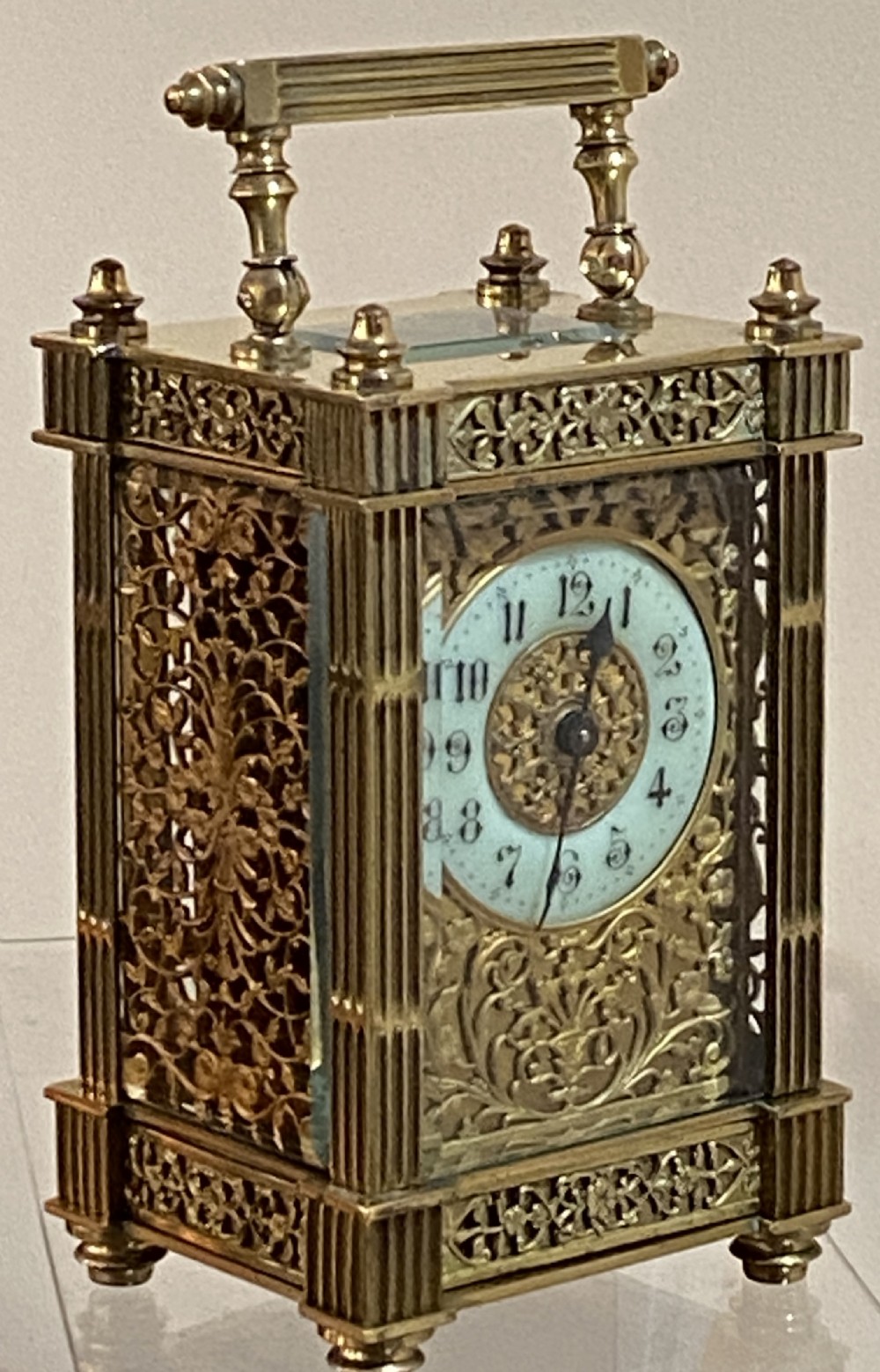 19th Century French 8 day Carriage Clock