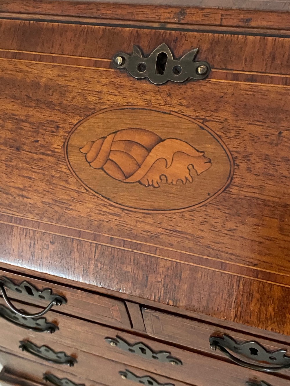  Apprentice Mahogany Fall Front Writing Desk. View VI