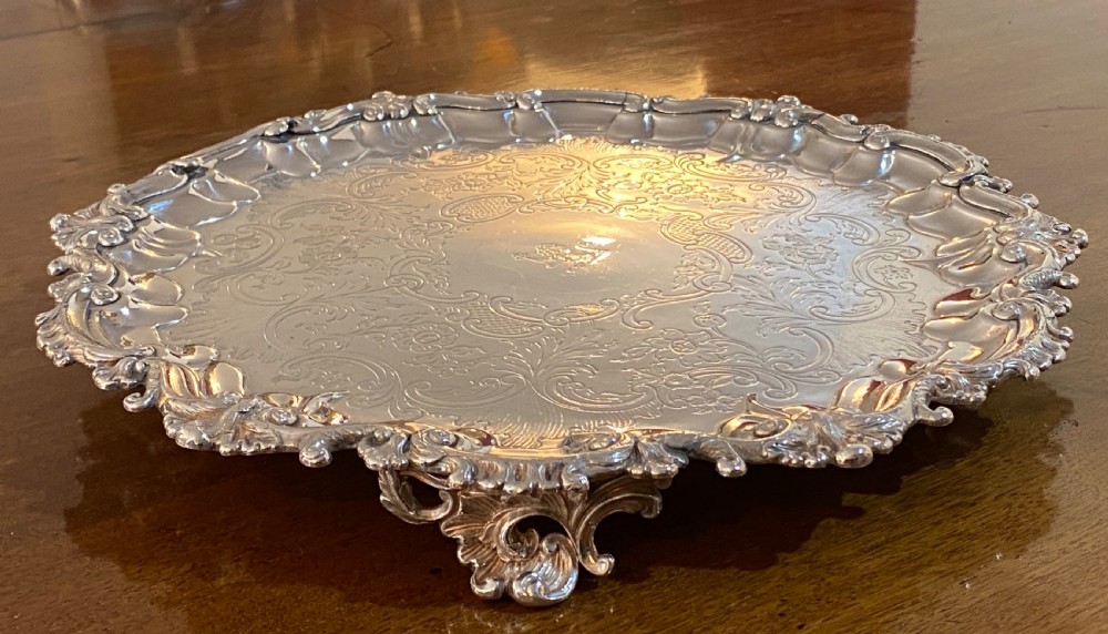 George III  Silver Plated Salver View IV