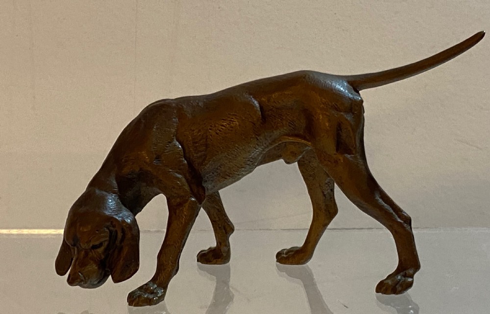 Austrian Cold Painted Bronze Pointer View II