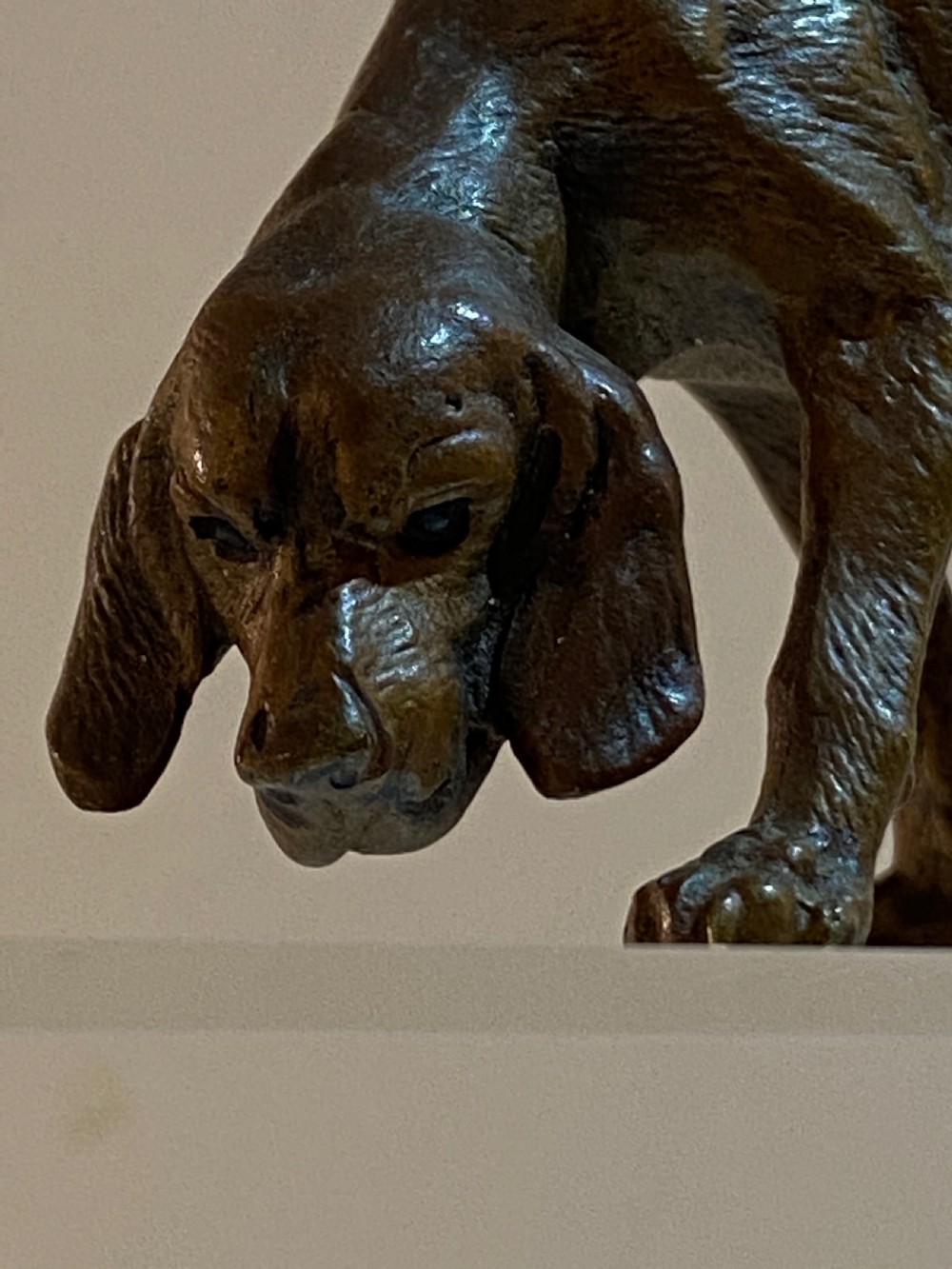 Austrian Cold Painted Bronze Pointer View III