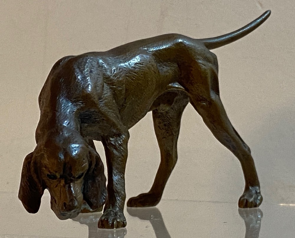 Austrian Cold Painted Bronze Pointer View IV