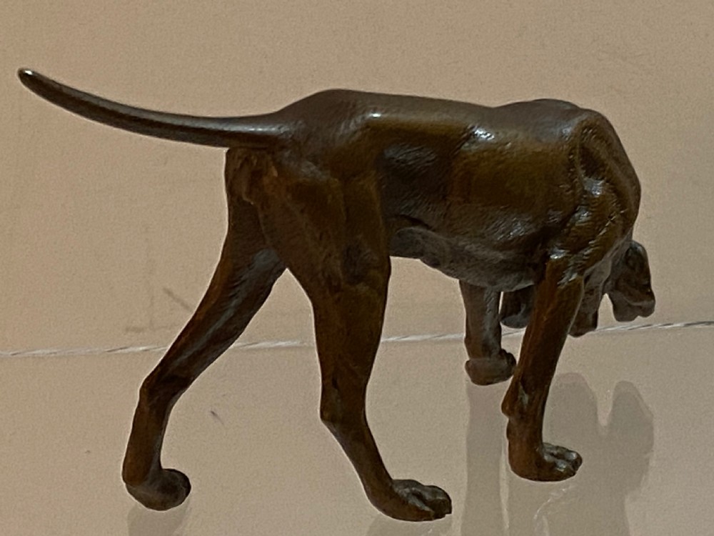 Austrian Cold Painted Bronze Pointer View V