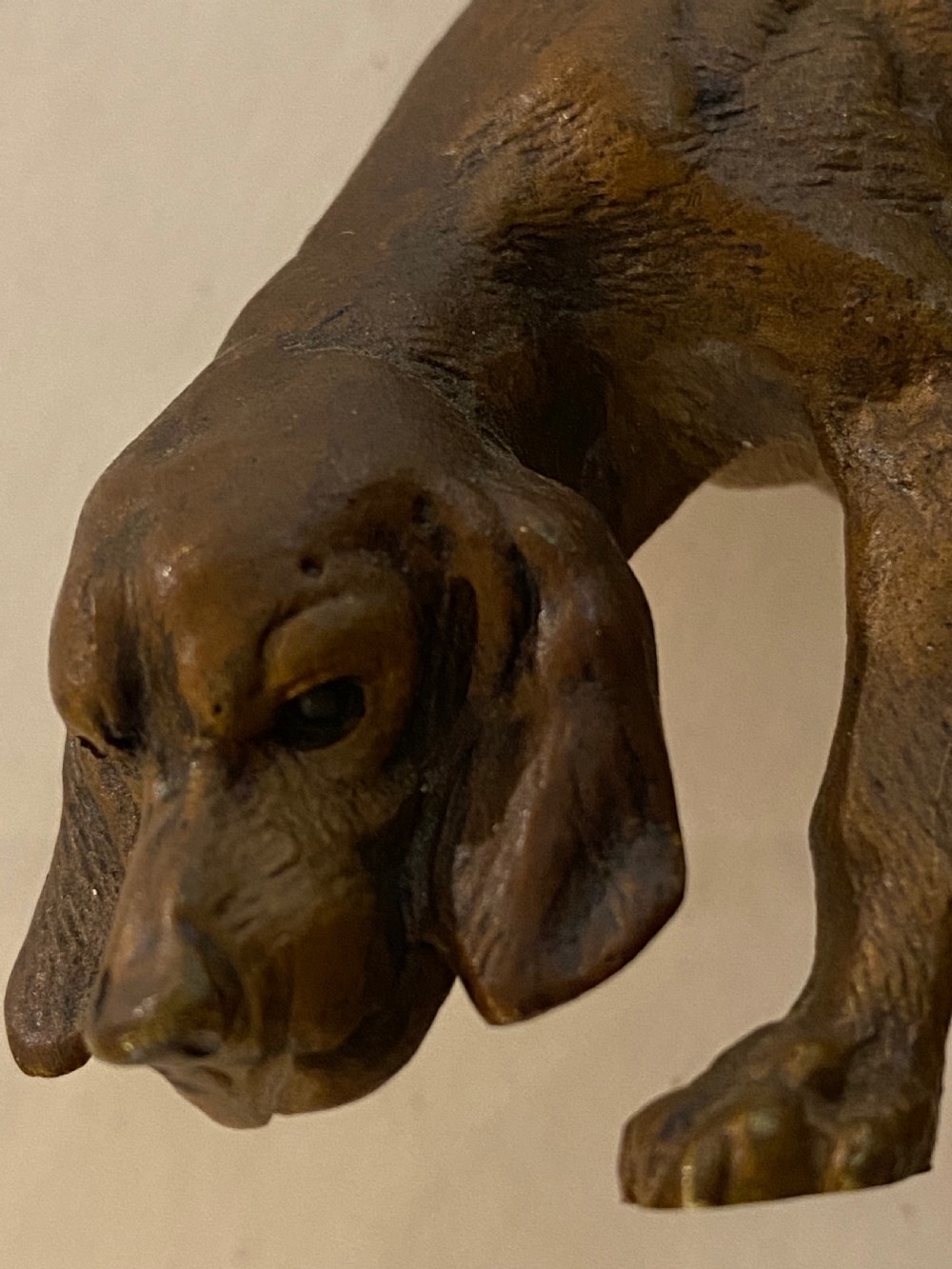 Austrian Cold Painted Bronze Pointer View VI