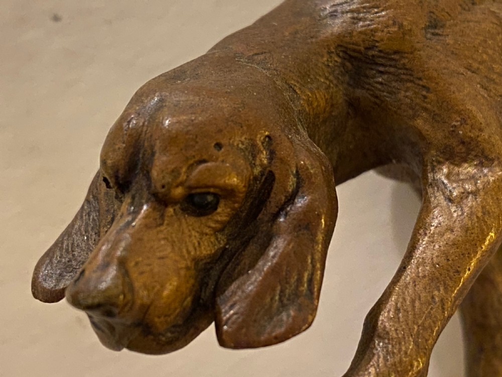 Austrian Cold Painted Bronze Pointer View VII