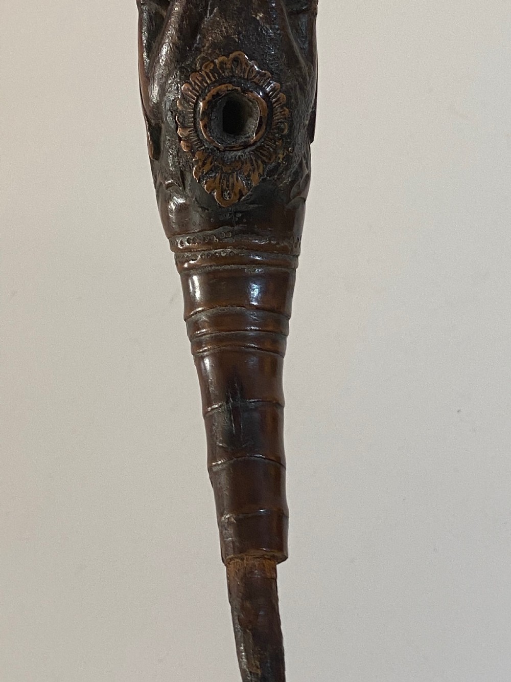 Chinese 18th Century Bamboo Pipe View XIV