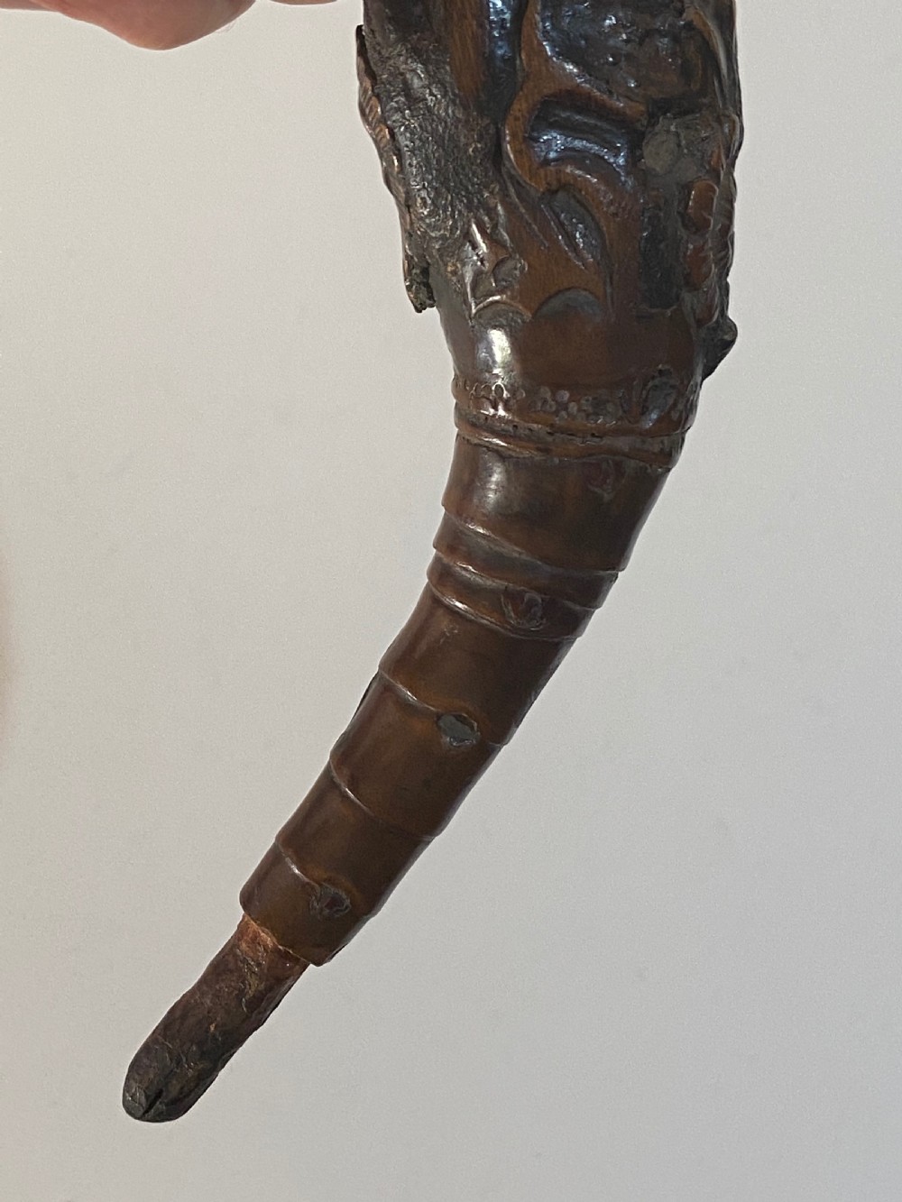 Chinese 18th Century Bamboo Pipe View XVII