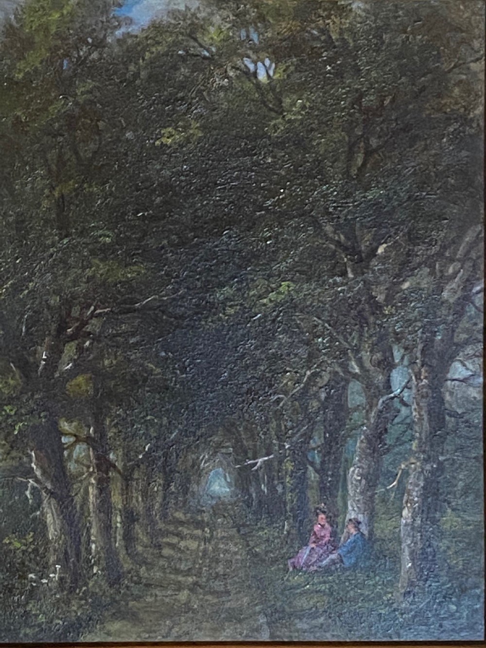 Robert Burrows (1810-1883) Oil on Panel View III