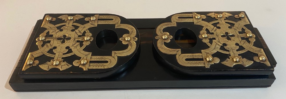 Victorian Brass Mounted Coromandel Book Slide