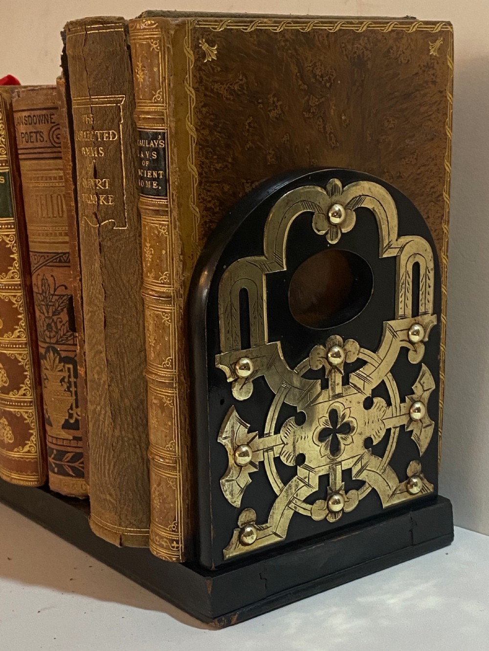 Victorian Brass Mounted Coromandel Book Slide View VI
