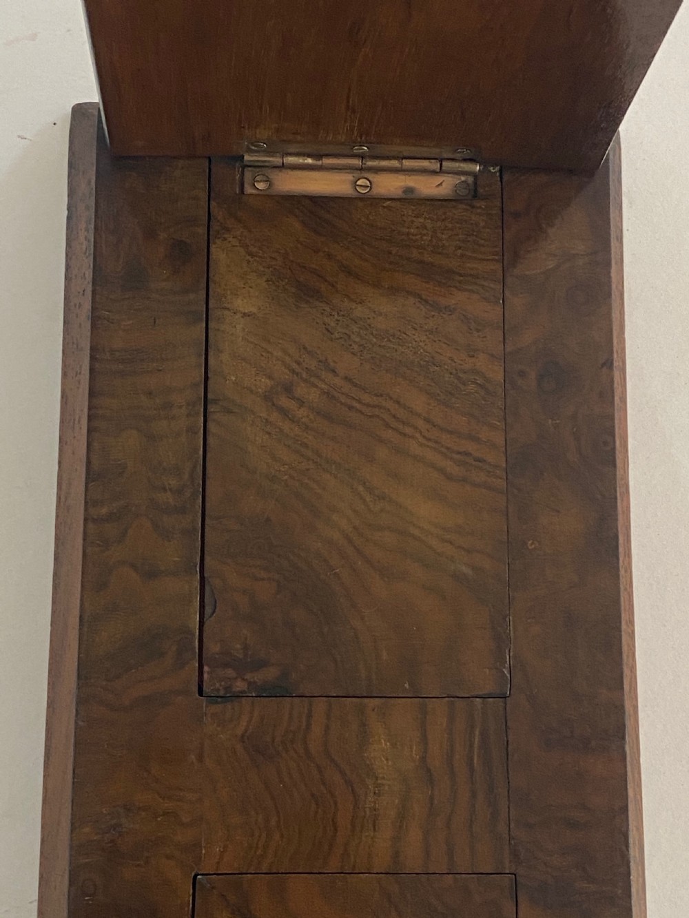 Walnut and Brass Mounted Book Trough View VIII