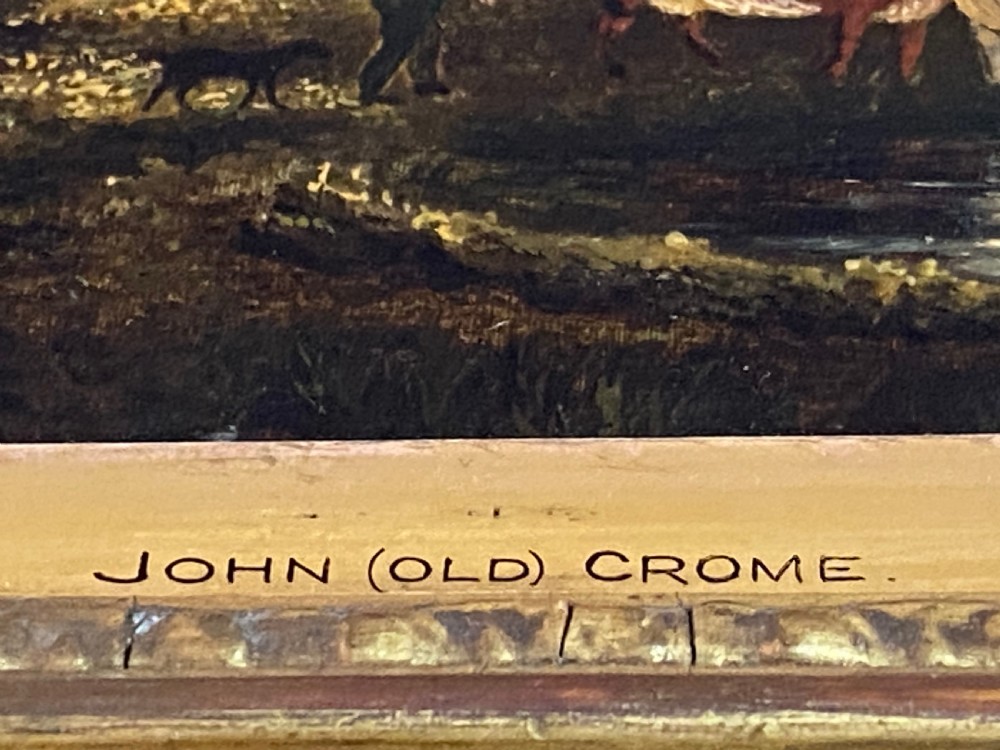  Circle of John Crome (1768-1817) Oil on Panel. 18th Century. View III