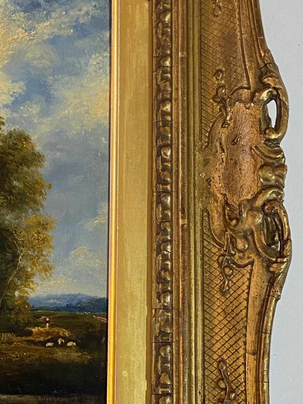  Circle of John Crome (1768-1817) Oil on Panel. 18th Century. View VI