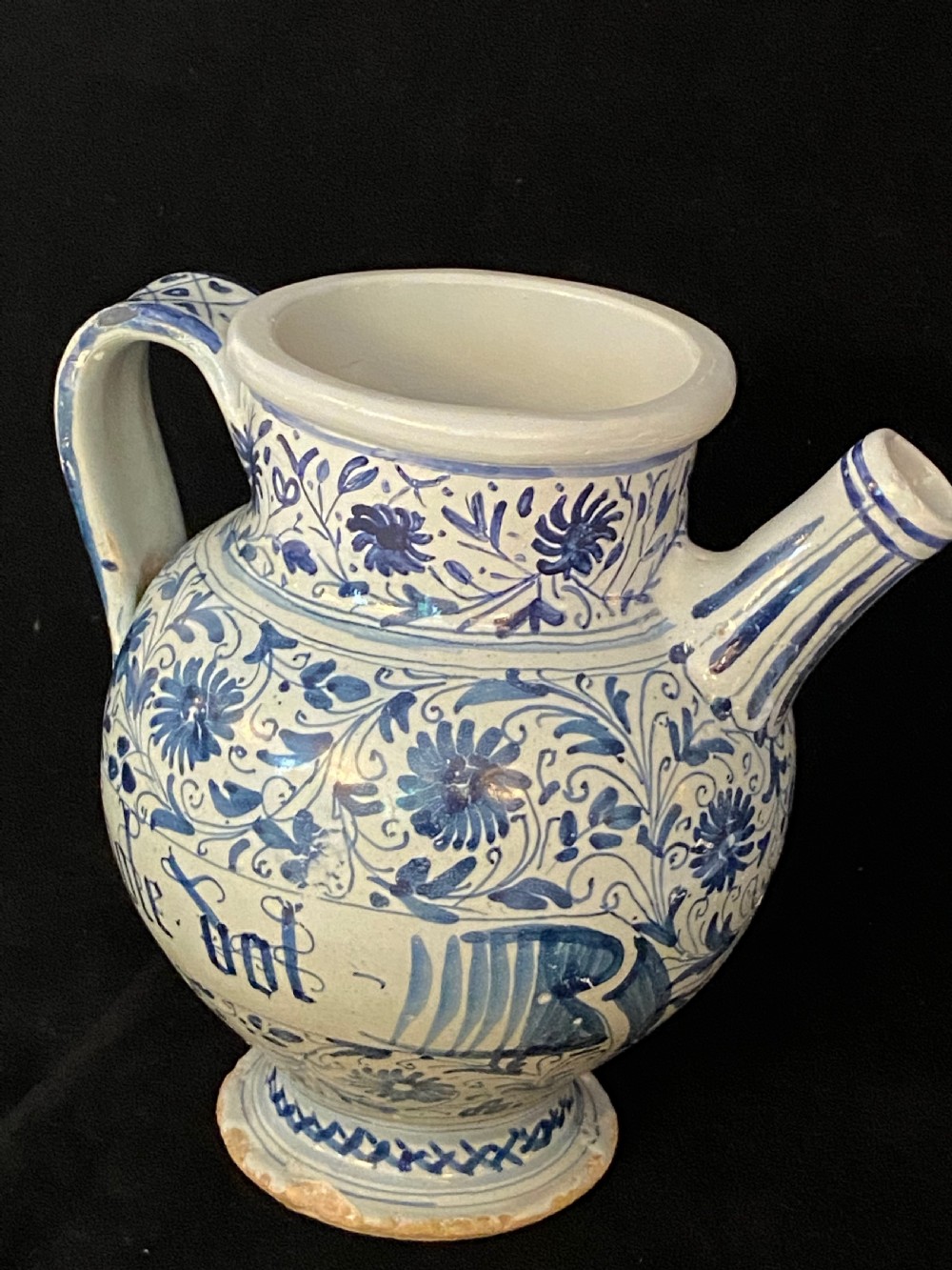 18th Century Dutch Delft Drug Jar