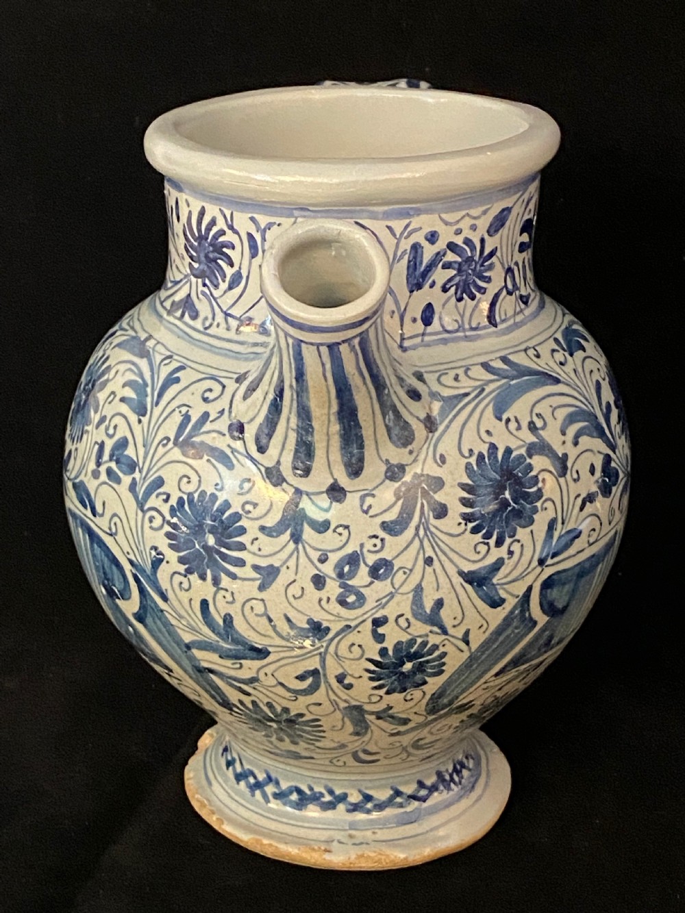 18th Century Dutch Delft Drug Jar View IV
