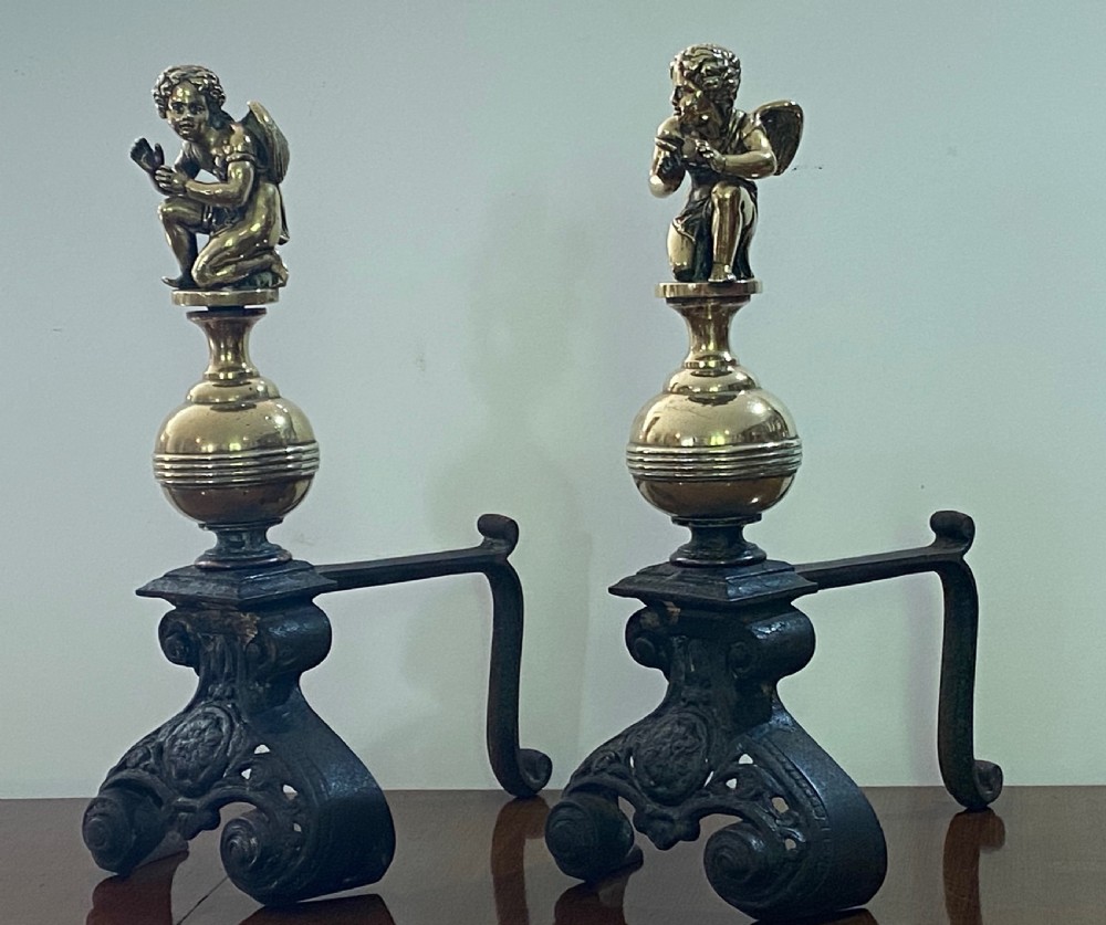 Antique Fire Dogs.