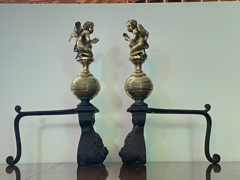 Antique Fire Dogs. View III