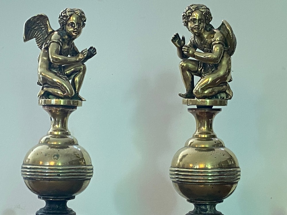 Antique Fire Dogs. View VI