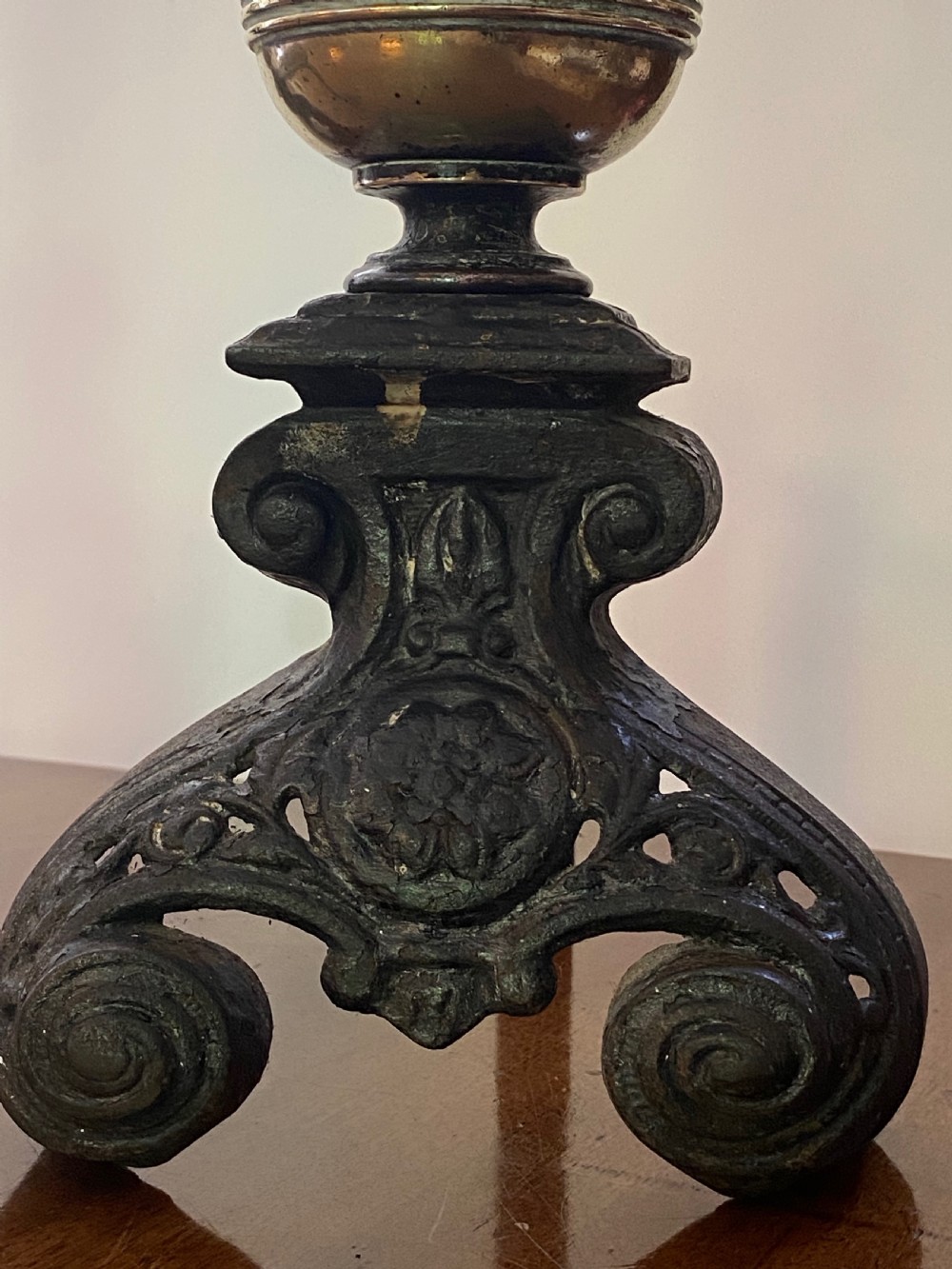 Antique Fire Dogs. View IX