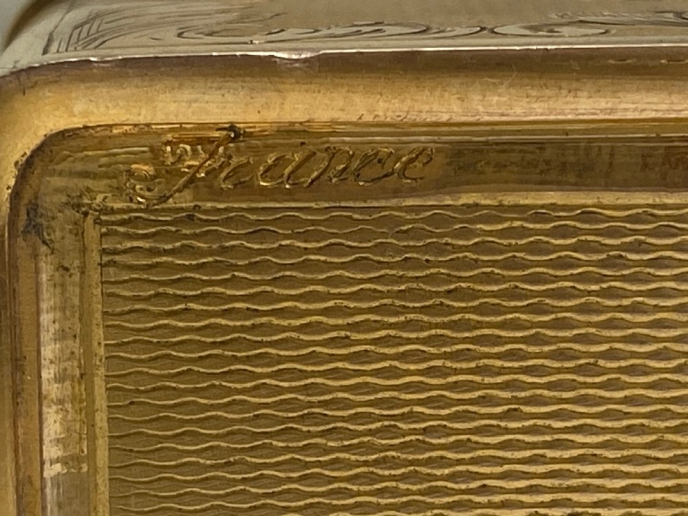 French Gilt Brass Musical Automata Box with Singing Bird View XIX