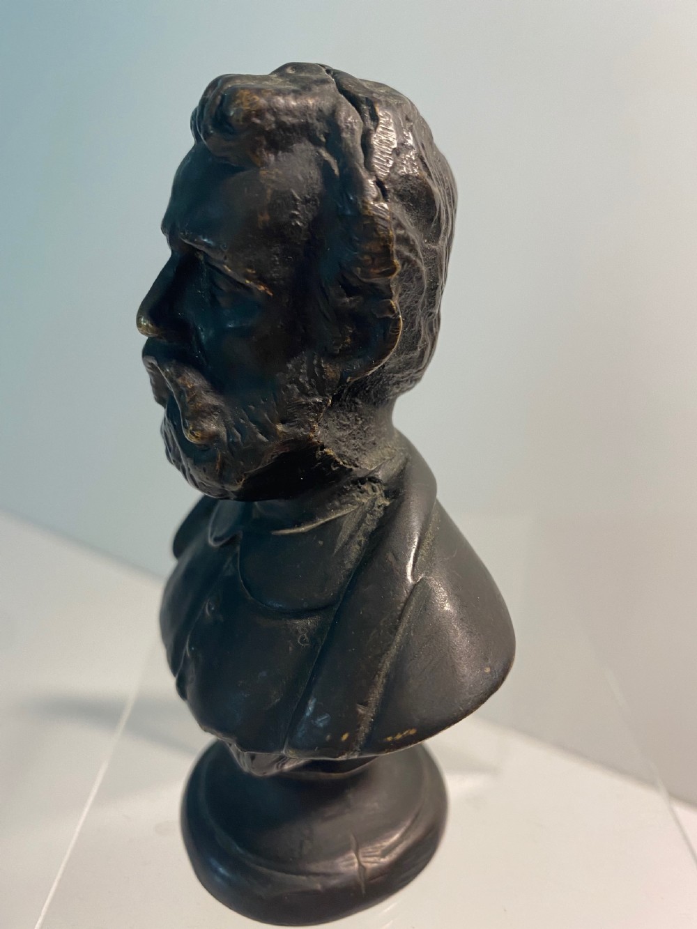 Bronze Portrait Bust of Galileo View II