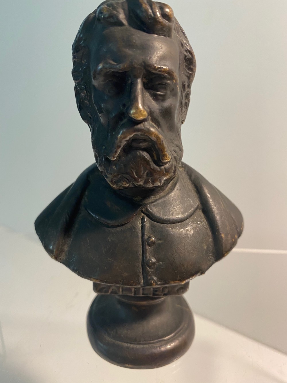 Bronze Portrait Bust of Galileo