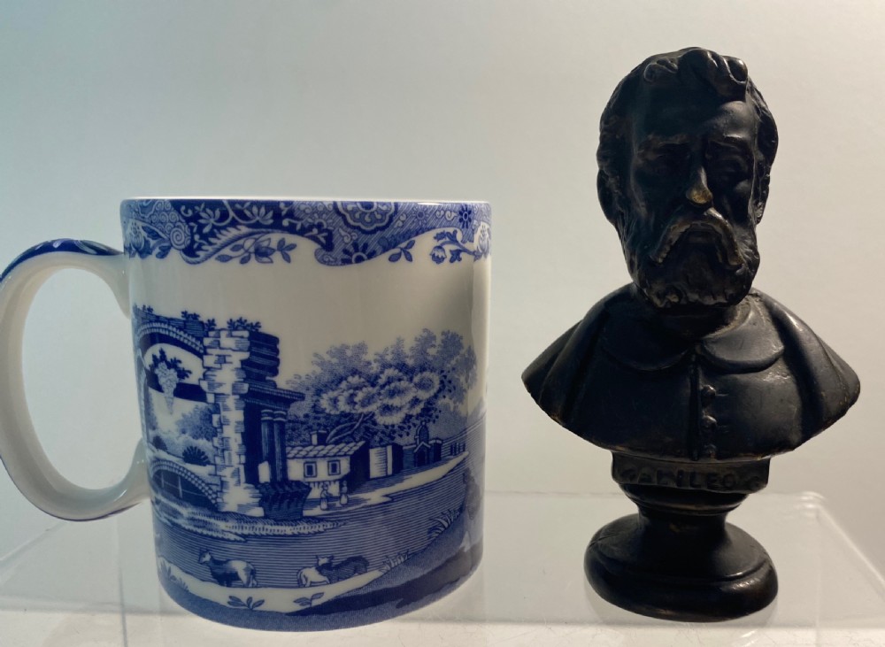 Bronze Portrait Bust of Galileo View V