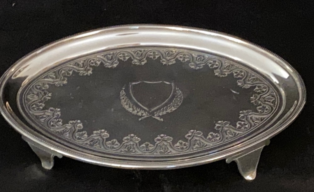 George III Silver Kettle Stand. London 1794 View III
