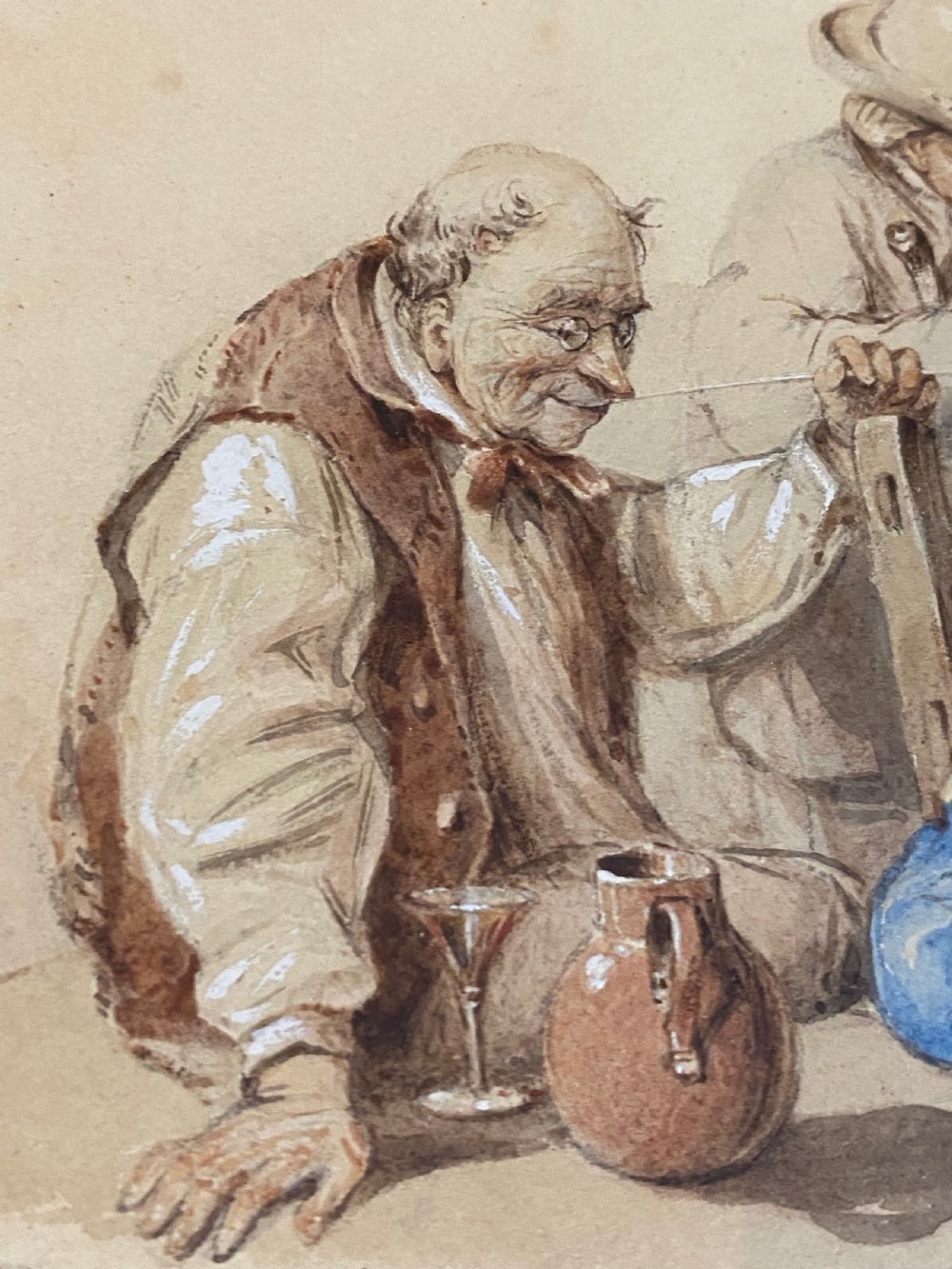 Irish Artist Robert Richard Scanlan (1801-1876) Pair of Watercolours View V