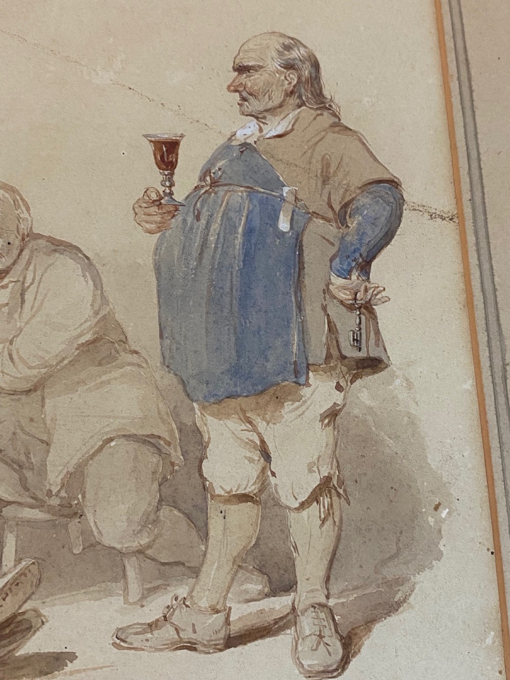 Irish Artist Robert Richard Scanlan (1801-1876) Pair of Watercolours View VII