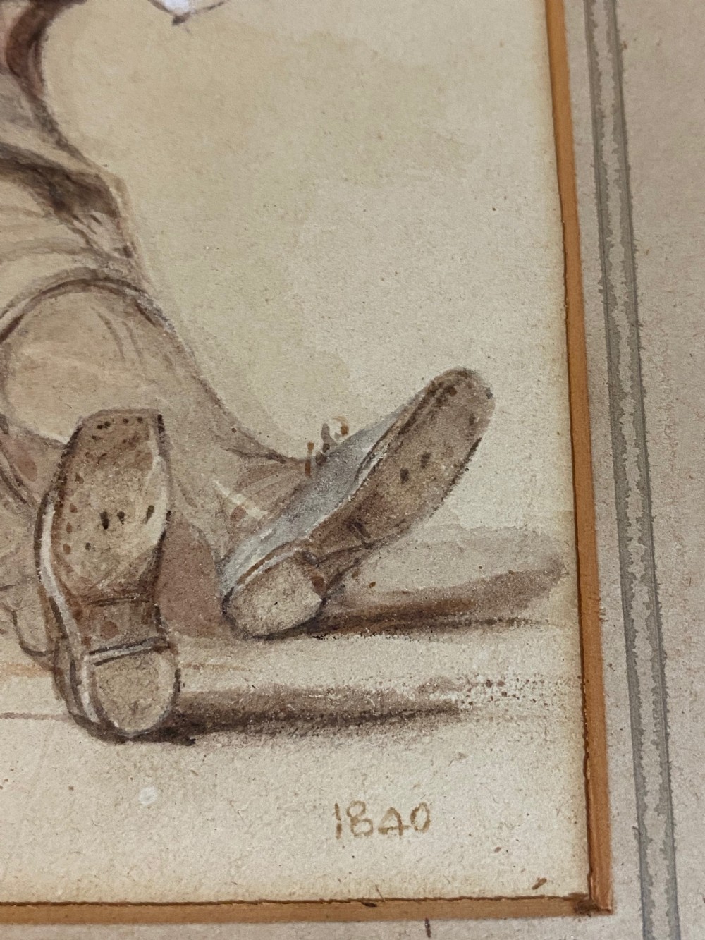 Irish Artist Robert Richard Scanlan (1801-1876) Pair of Watercolours View IX